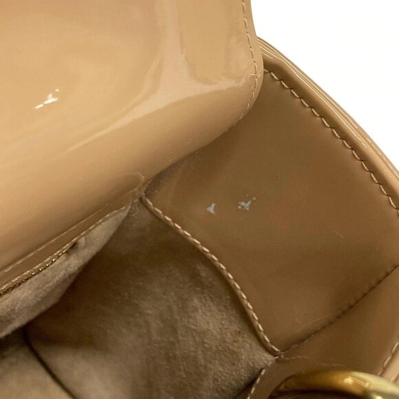 Auth DIOR/ChristianDior Lady Dior Small M0531OWCB_49PU Pink Beige Patent Leather - Picture 13 of 16